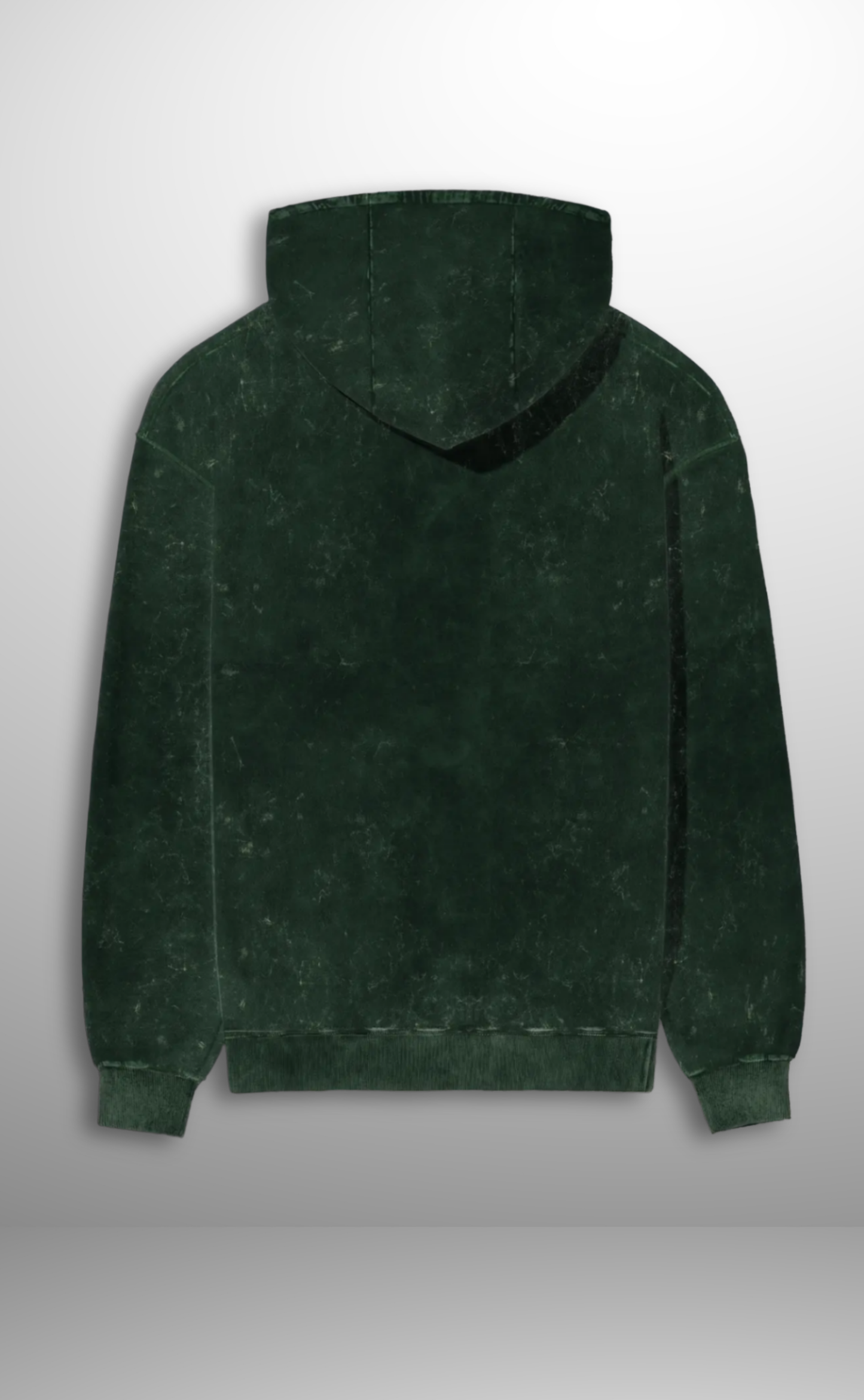 Classic Acid Wash Hoodie - Bottle Green (Unisex)