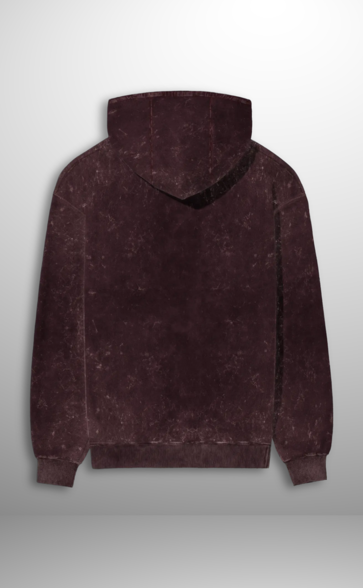 Classic Acid Wash Hoodie - Maroon (Unisex)