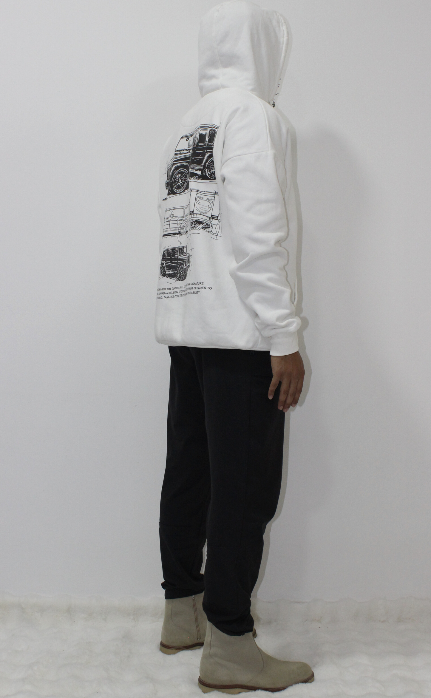 G-Wagon Hoodie - White (Unisex)