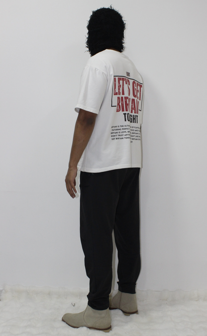 Let’s Get Biryani Tonight T-Shirt – White (Unisex)