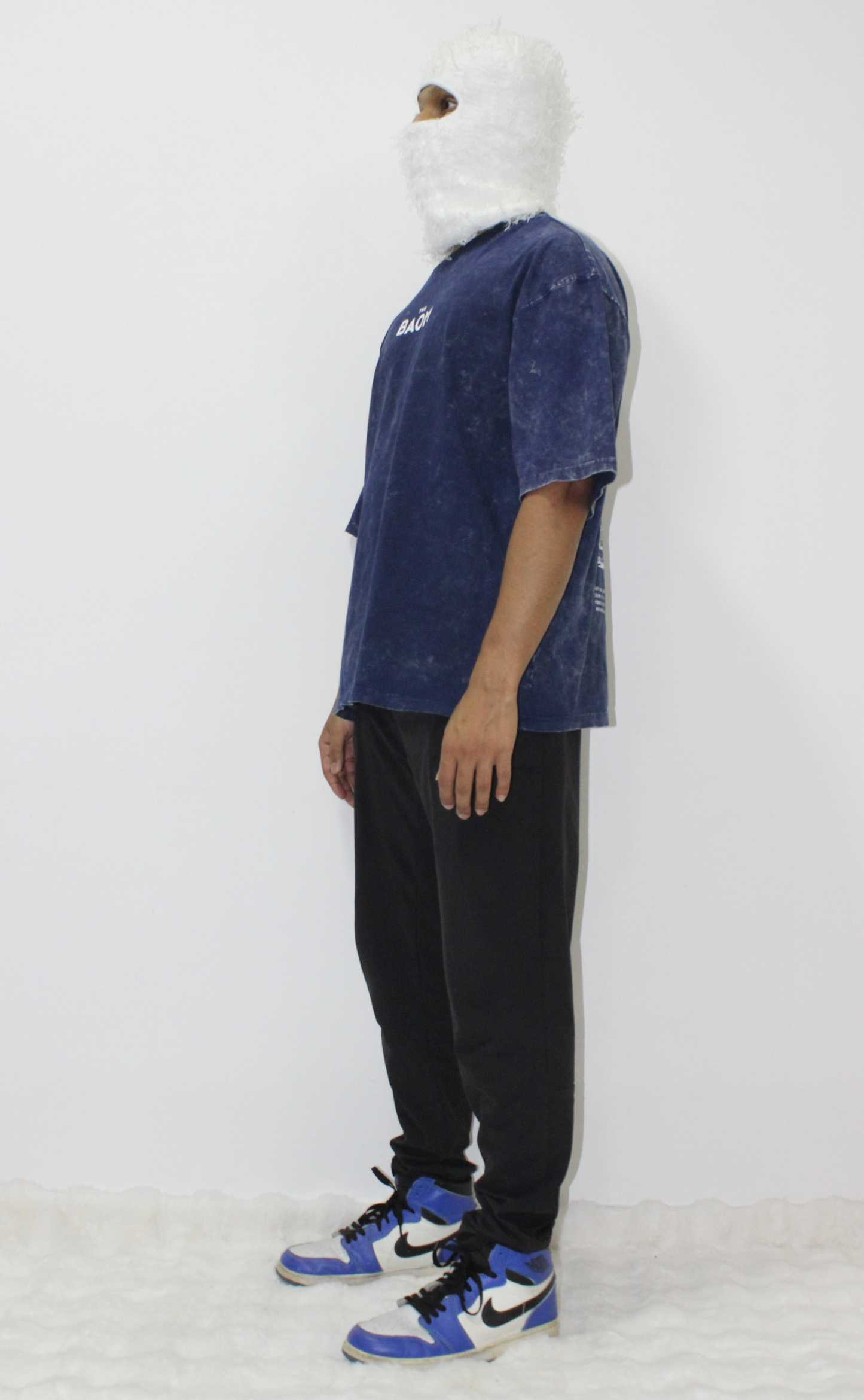 Acid Wash T-Shirt - Navy Blue (Unisex)