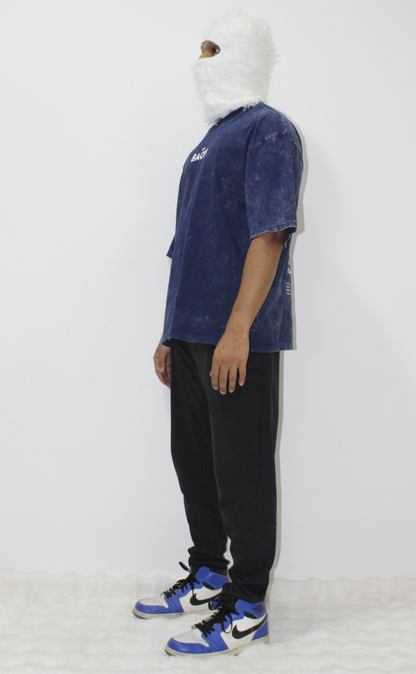 Acid Wash T-Shirt - Navy Blue (Unisex)