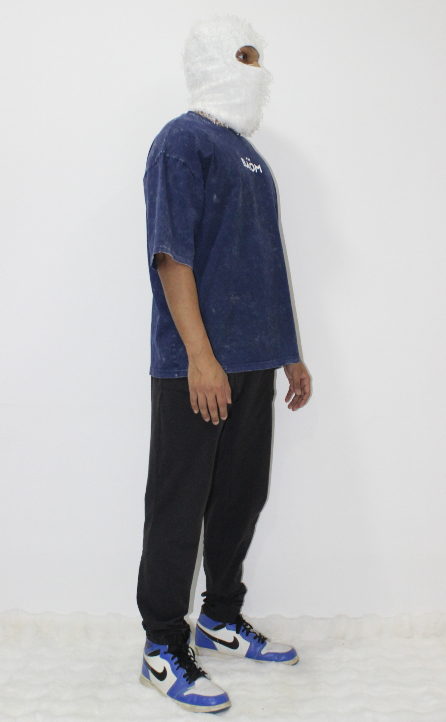 Acid Wash T-Shirt - Navy Blue (Unisex)