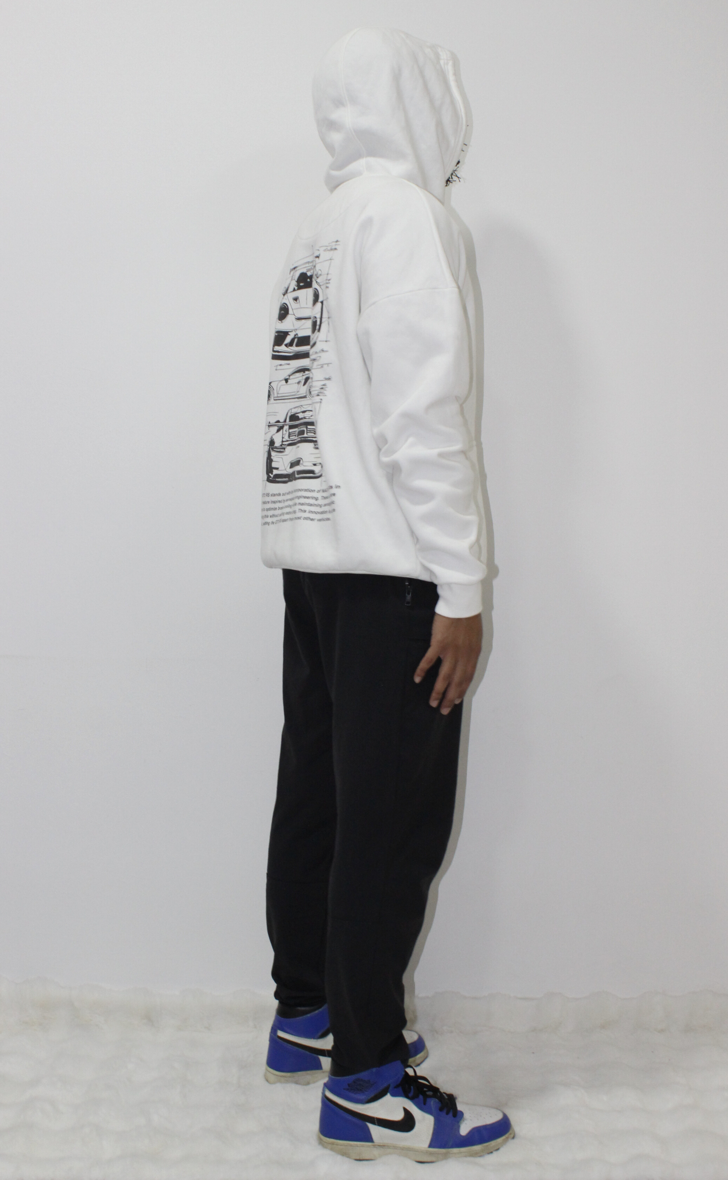Porsche Hoodie - White (Unisex)